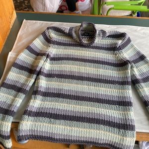 Gap blue striped cotton sweater